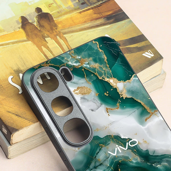 Auric Glaze metal back case for Vivo V40 Lite