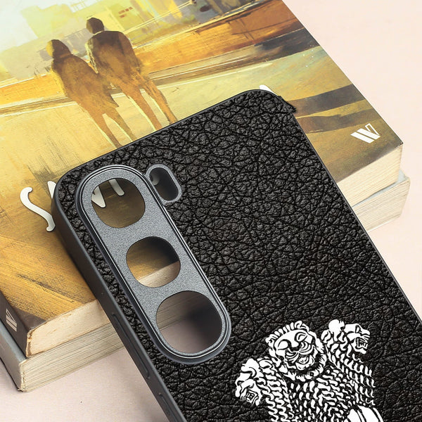 Black Satyamev Jayate metal back case for Vivo V40 Lite