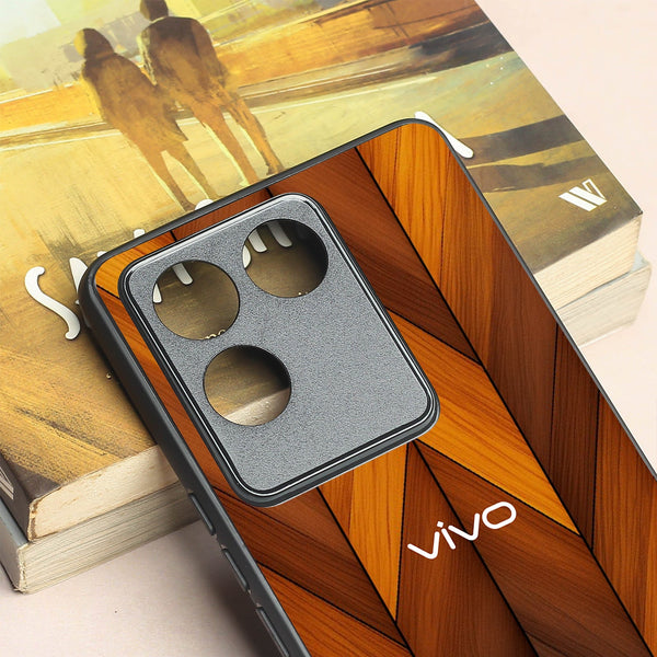 V-Wood Luxe metal back case for Vivo T2 Pro