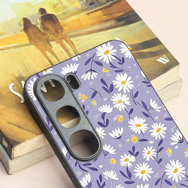 Lavender Daisies metal back case for Vivo V40 Lite