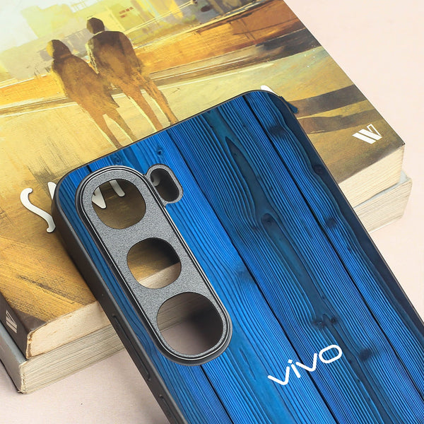 Indigo Planks metal back case for Vivo V40 Lite