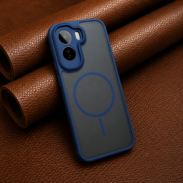 KYRON Dark Blue  Matte Camera Protection Case for Vivo T5 Pro