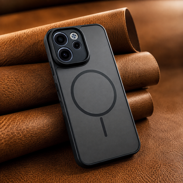 KYRON Black Matte Camera Protection Case for Oppo Reno 15c