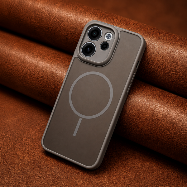 KYRON Grey Matte Camera Protection Case for Oppo Reno 15c