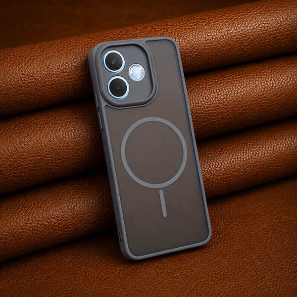 KYRON Grey Matte Camera Protection Case for Oppo A5 Pro