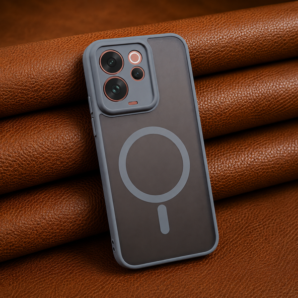 KYRON Grey Matte Camera Protection Case for Vivo V70