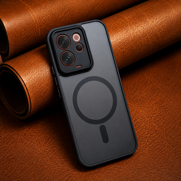 KYRON Black Matte Camera Protection Case for Vivo V70