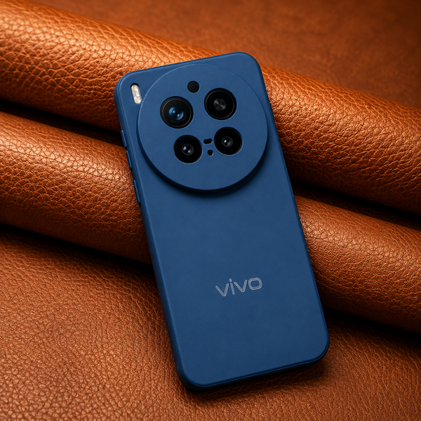 Cosmic Blue Candy Silicone Case for Vivo X300 Pro