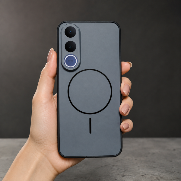 GripMate Grey Silicone case for Vivo V70 Fe