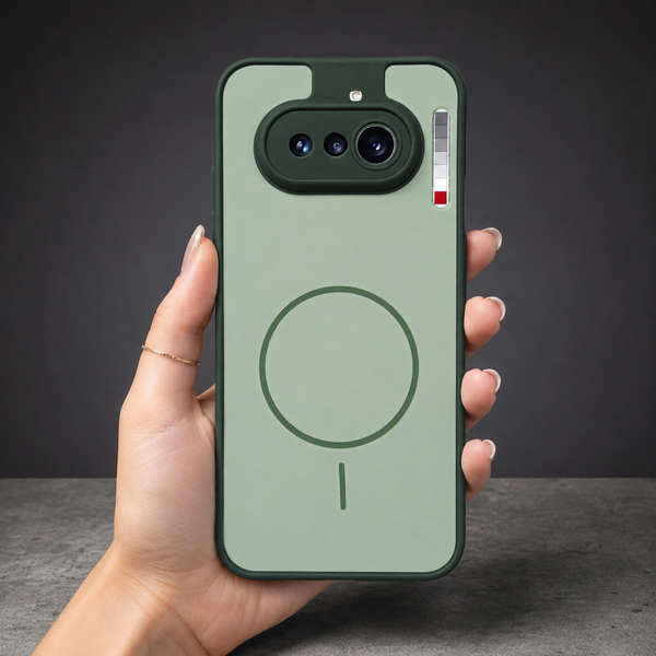 GripMate Green Silicone case for Nothing Phone 4a