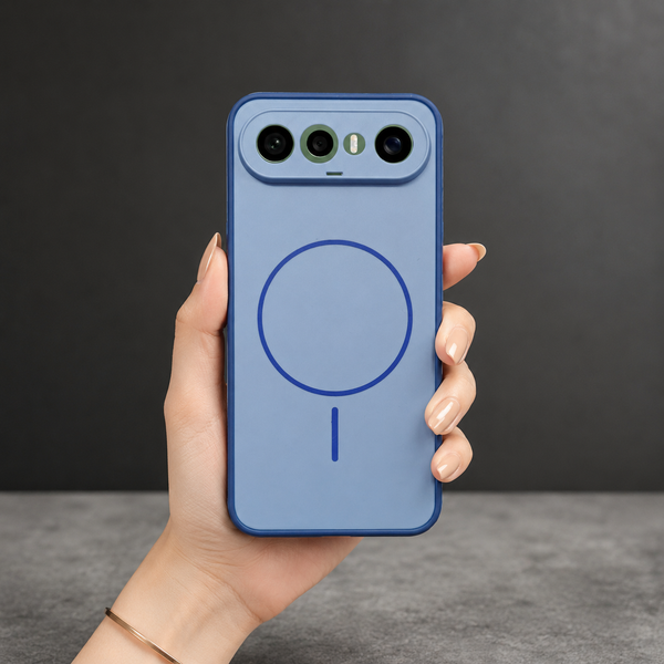 GripMate Blue Silicone case for Vivo X300 FE
