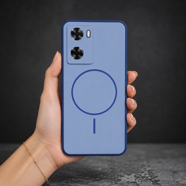 GripMate Blue Silicone case for Oppo A57 4G