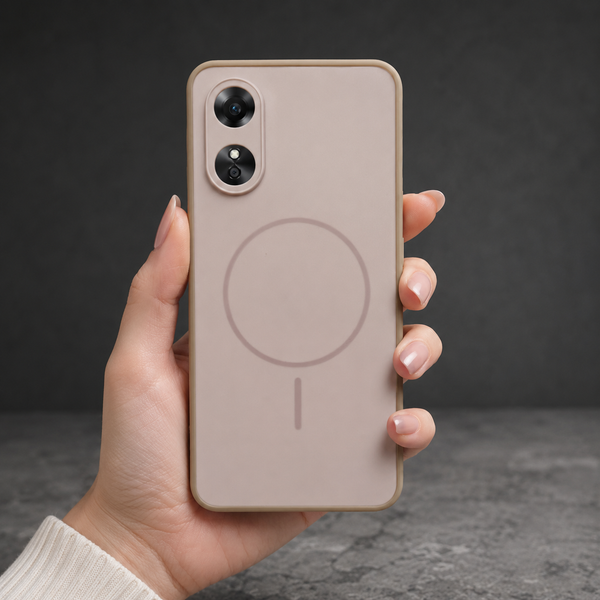 GripMate Peach Silicone case for Oppo A17