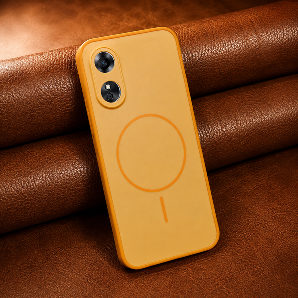 GripMate Orange Silicone case for Oppo A17