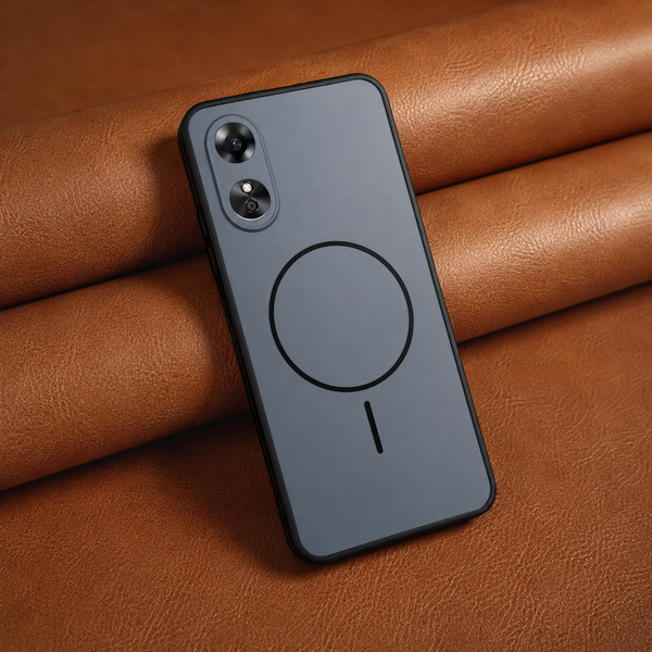 GripMate Grey Silicone case for Oppo A17
