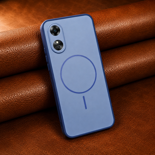 GripMate Blue Silicone case for Oppo A17