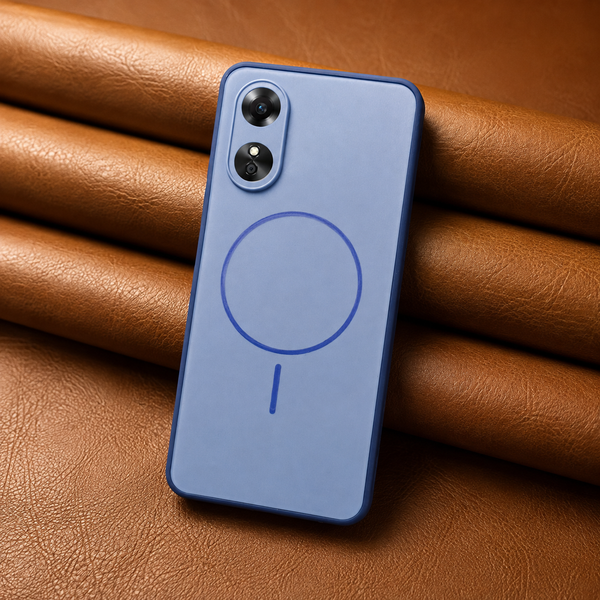 GripMate Blue Silicone case for Oppo A17
