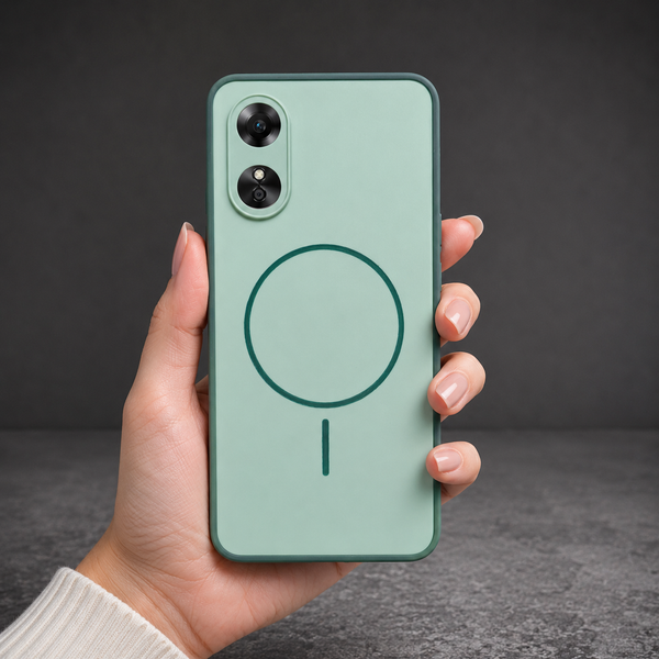 GripMate Green Silicone case for Oppo A17