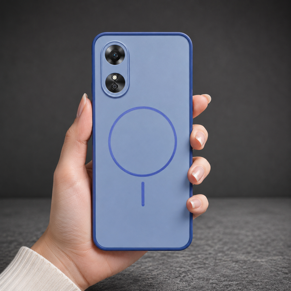 GripMate Blue Silicone case for Oppo A17