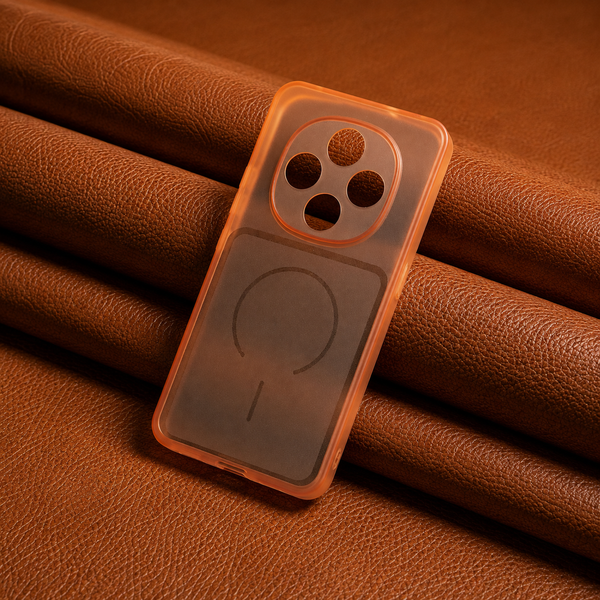 Orange Amber Silicone Case for Oppo F31 Pro