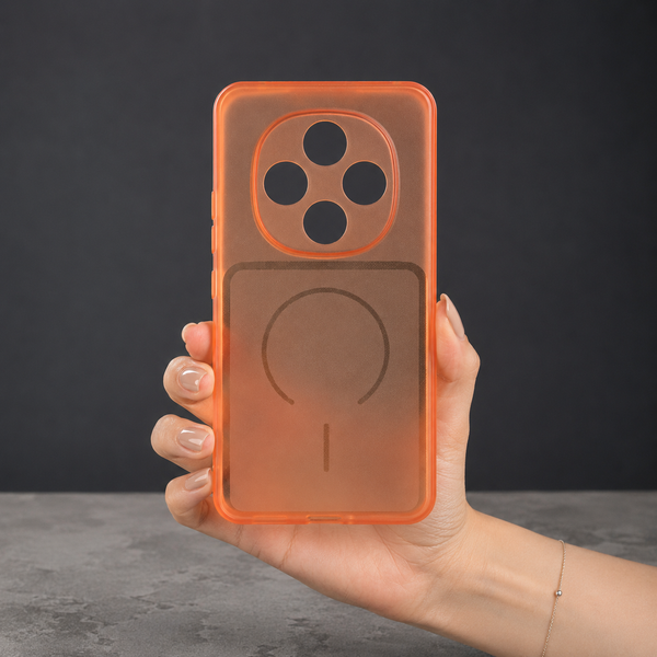 Orange Amber Silicone Case for Oppo F31 Pro
