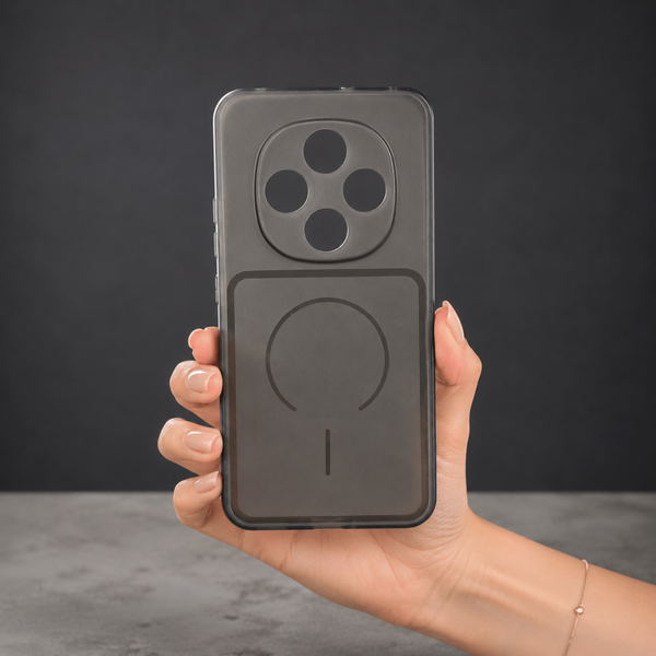 Black Amber Silicone Case for Oppo F31 Pro