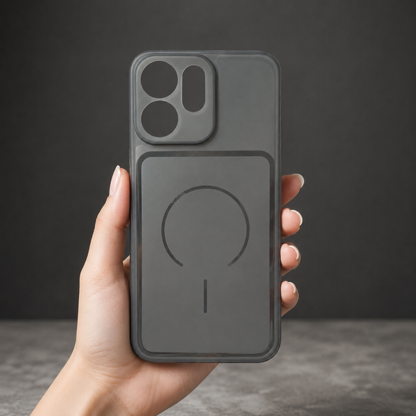 Black Amber Silicone Case for Oppo Reno 15c