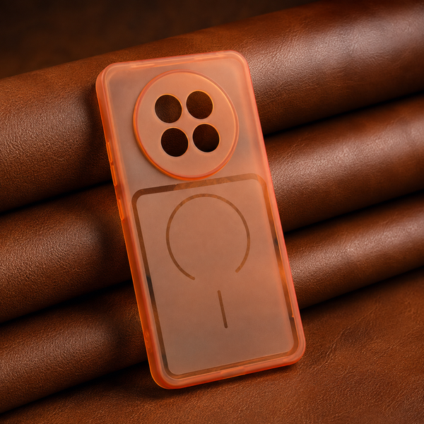 Orange Amber Silicone Case for Oppo F31 Pro Plus