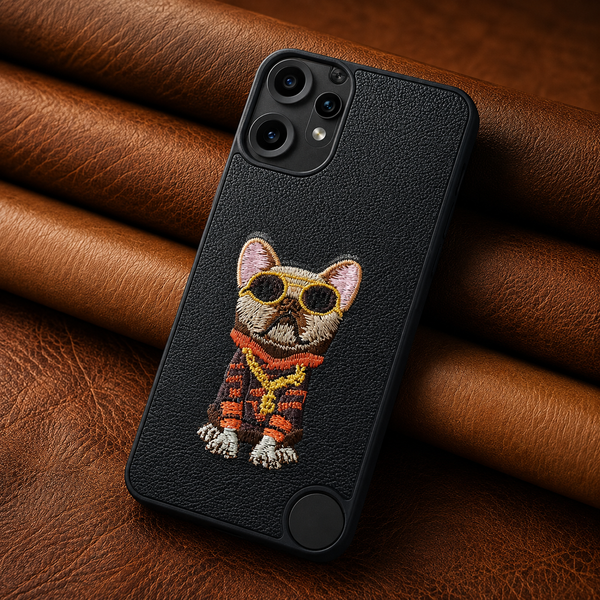 Black Leather Bulldog  OC Ornamented for CMF PHONE 2 Pro