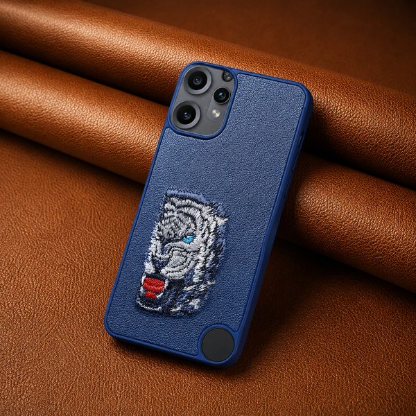 Blue Leather Blue Lion OC Ornamented for CMF PHONE 2 Pro