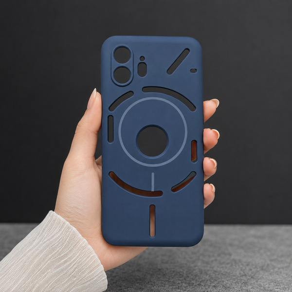 CAVEN Blue Silicone case for Nothing Phone 2