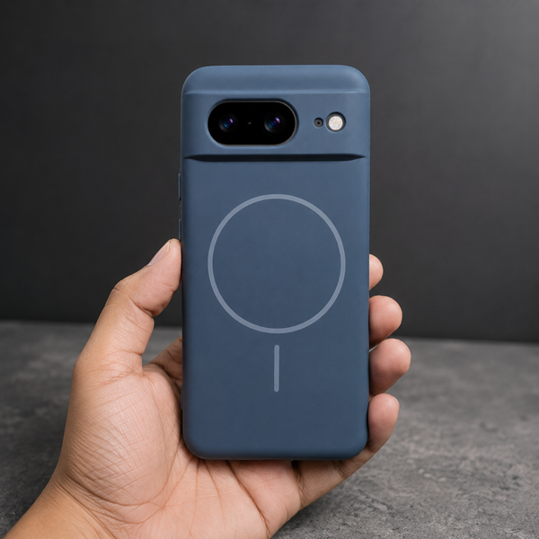 Black Camera Original Silicone case for Google Pixel 8