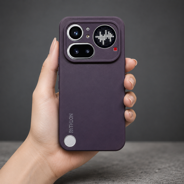 Deep Purple Camera Original Silicone case for Nothing Phone 4a Pro