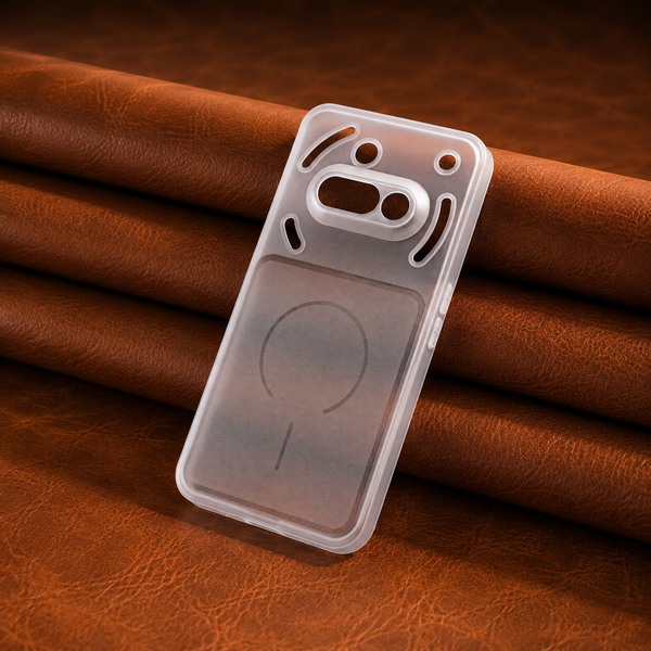 White Amber Silicone Case for Nothing Phone 3A