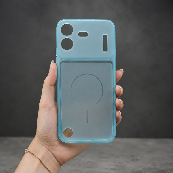 Light Blue Amber Silicone Case for Nothing Phone 4b