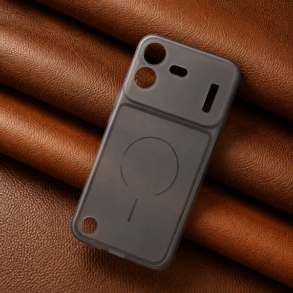 Black Amber Silicone Case for Nothing Phone 4b