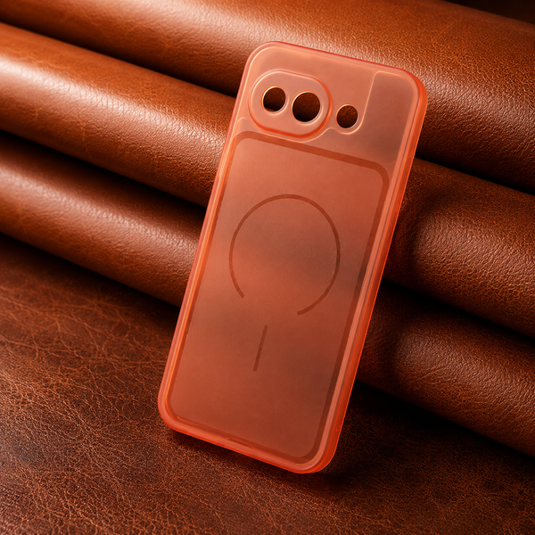 Orange Amber Silicone Case for Google Pixel 10a