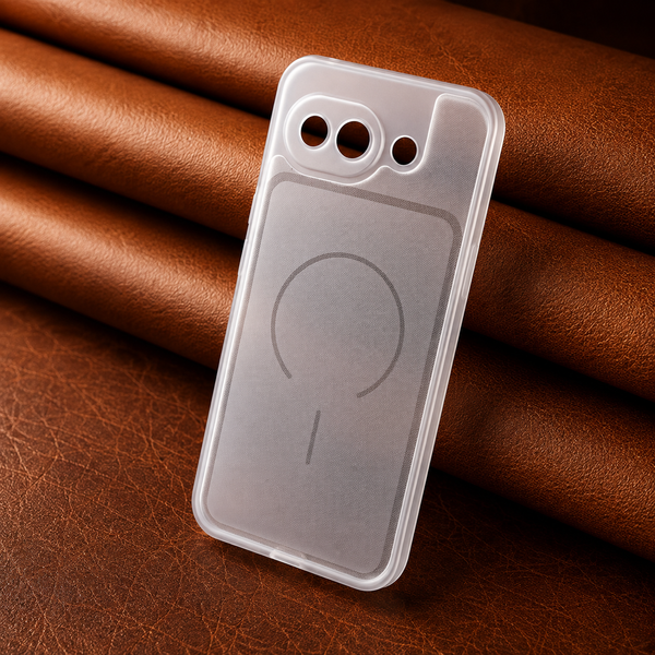 White Amber Silicone Case for Google Pixel 10a