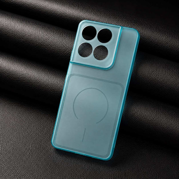 Light Blue Amber Silicone Case for Motorola Edge 60 Fusion