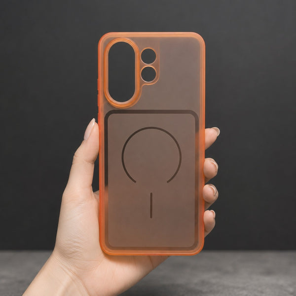 Orange Amber Silicone Case for Vivo V60e