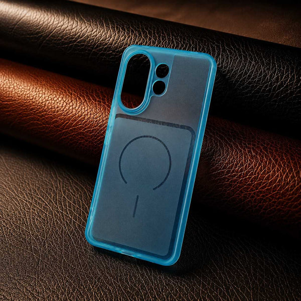 Light Blue Amber Silicone Case for Vivo V60e