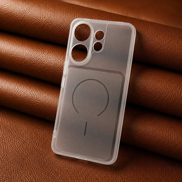 White Amber Silicone Case for Vivo V60e