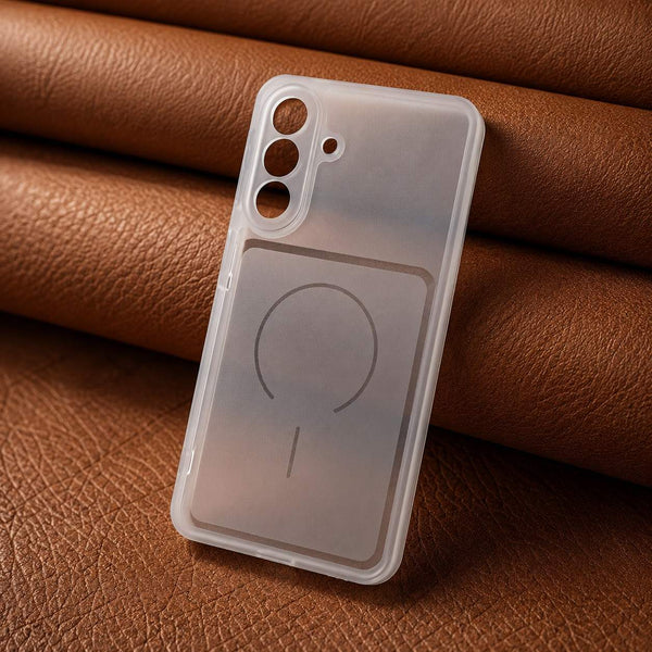 White Amber Silicone Case for Samsung A57