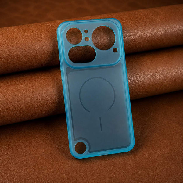 Light Blue Amber Silicone Case for Nothing Phone 4a Pro