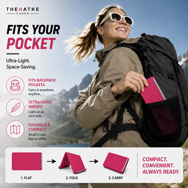 Dark Pink Magic foldable flexible silicone stand