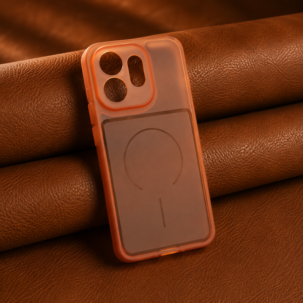 Orange Amber Silicone Case for Oppo Reno 16