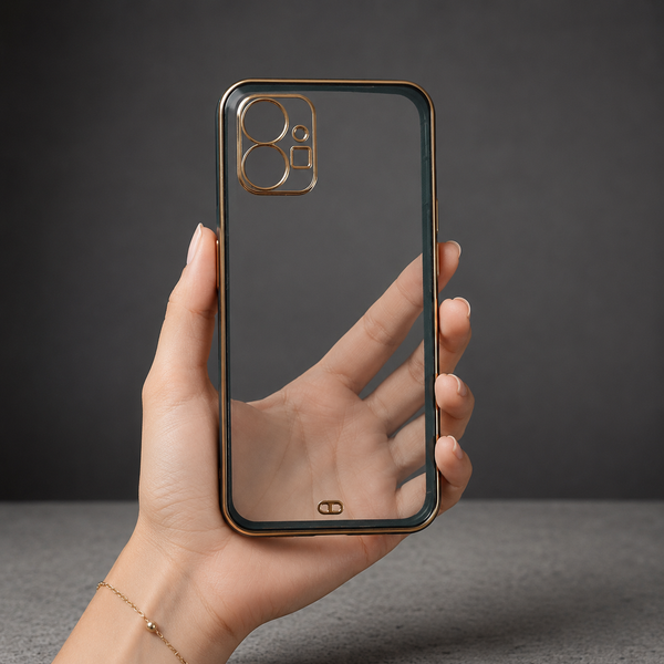 Dark Green Electroplated Transparent Case for Nothing Phone 1