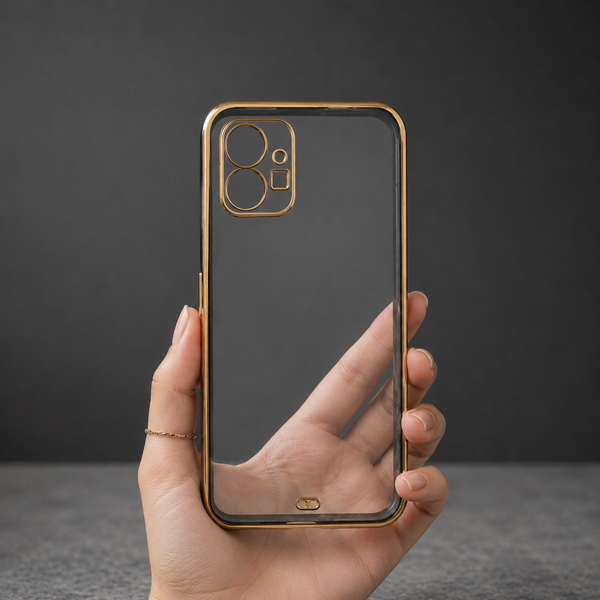Black Electroplated Transparent Case for Nothing Phone 1