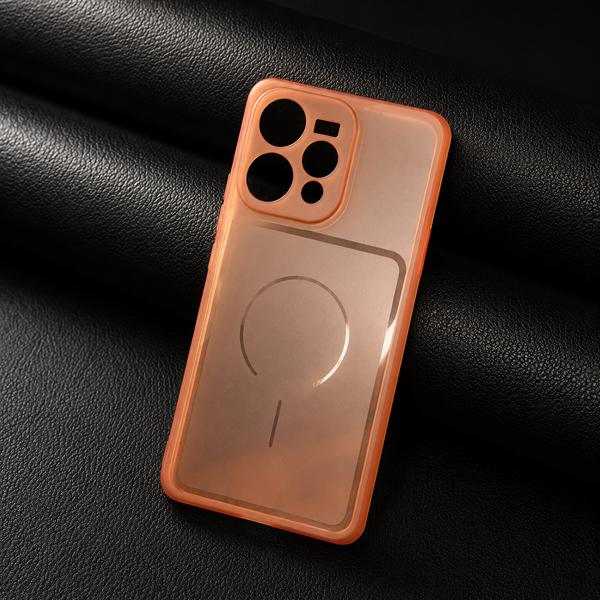 Orange Amber Silicone Case for Oppo Reno 15