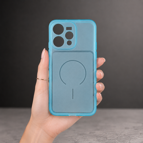 Light Blue Amber Silicone Case for Oppo Reno 15
